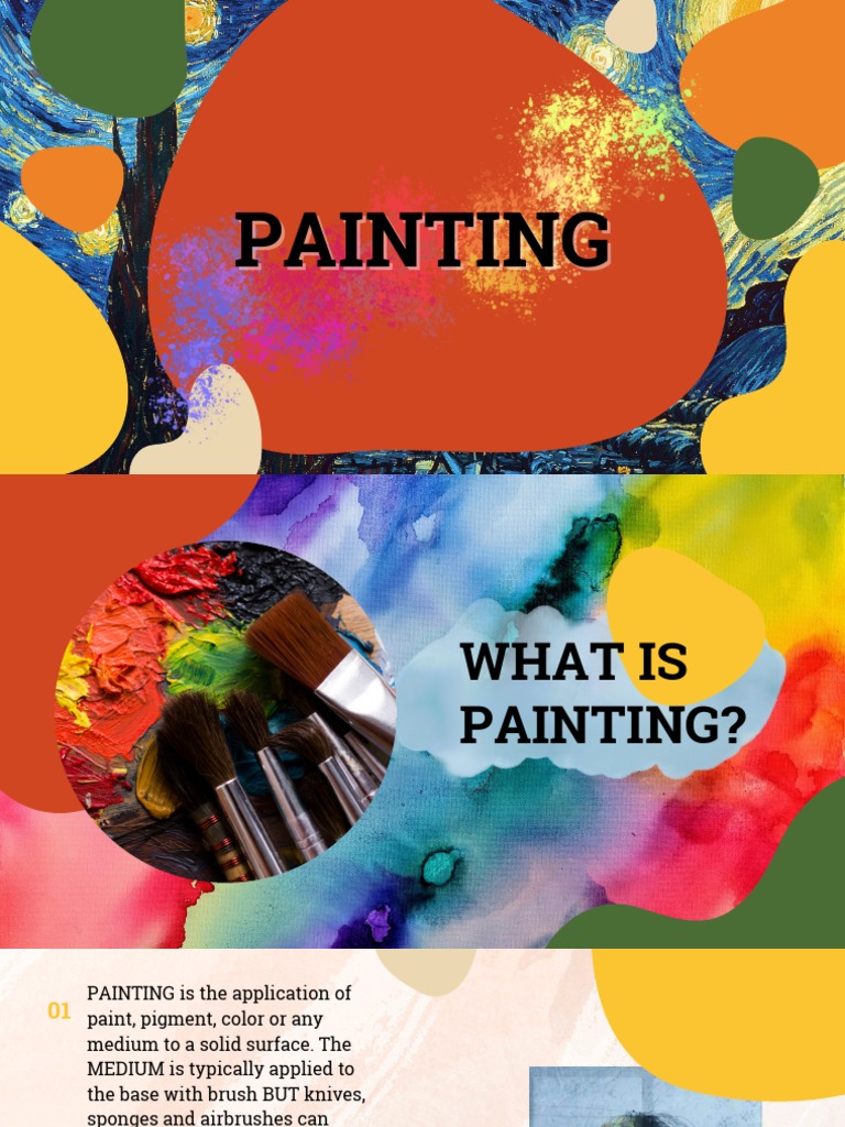 Exploring Elements, Principles, and Styles of Painting PDF Paintings Acrylic Paint