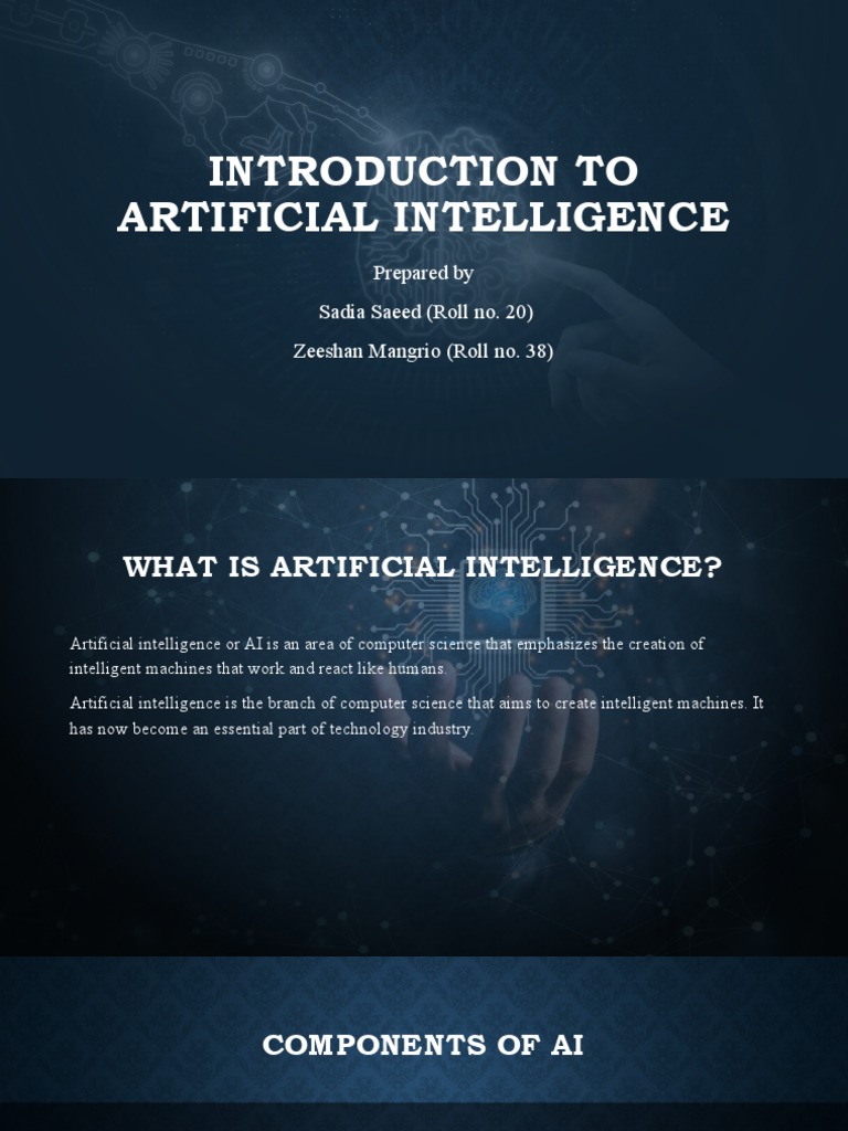 Intro to ai pdf artificial intelligence intelligence ai semantics