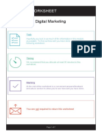 Digital Marketing Worksheet Module 1 1