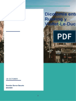 Dicotomía Entre Rusking y Viollet-Le-Duc - Brandon Barron Basurto - Arquitectura 1001