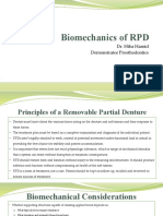 Biomechanics of RPD