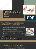 Classification of RPD (Lecture)