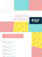 Nominal Sentences