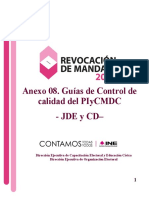 08 Anexo 8. Guías de Control de Calidad Del PIyCMDC JDE-CD