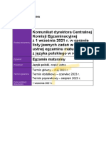 Httpscke - Gov.plimages EGZAMIN MATURALNY OD 2023komunikatyEM20Komunikat20o20egzaminie20ustnym20z20języka20polskiego