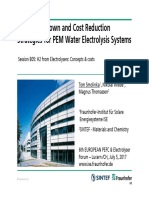 Cost Break Down and Cost Reduction Strategies For PEM Water Electrolysis Systems