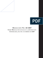 Resolución 43-2007