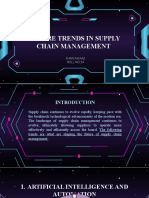 Future Trends in Supply Chain Management: Khan Fayaaz Roll No:34