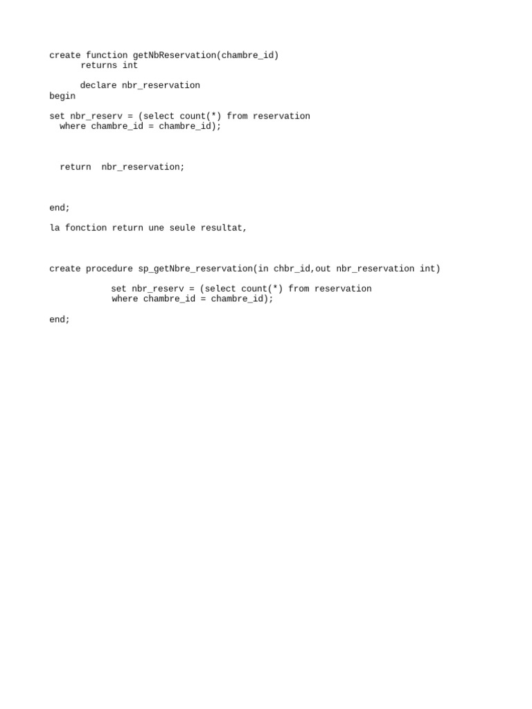 Function Procedure | PDF