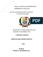 Silabo Transito y Seguridad Vial 2021 Eo PNP PDF - 77 - 0