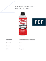 Limpiacontacto Electronico Spray 11onz CRC QD 5103