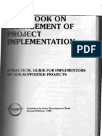 Handbook On Management of Project Implementation