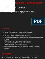 Solar Concentration and Tracking System 1