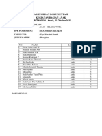 Absensi Dan Dokumentasi Kamis 21 Oktober 21