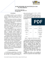 Tcc1-Estudo de Caso de Melhoria de Manutenção Com Planejamento