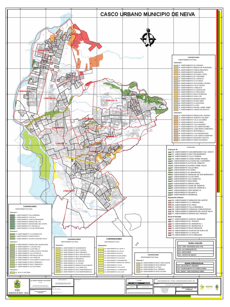 Mapa de la Comuna 6 de Neiva | PDF