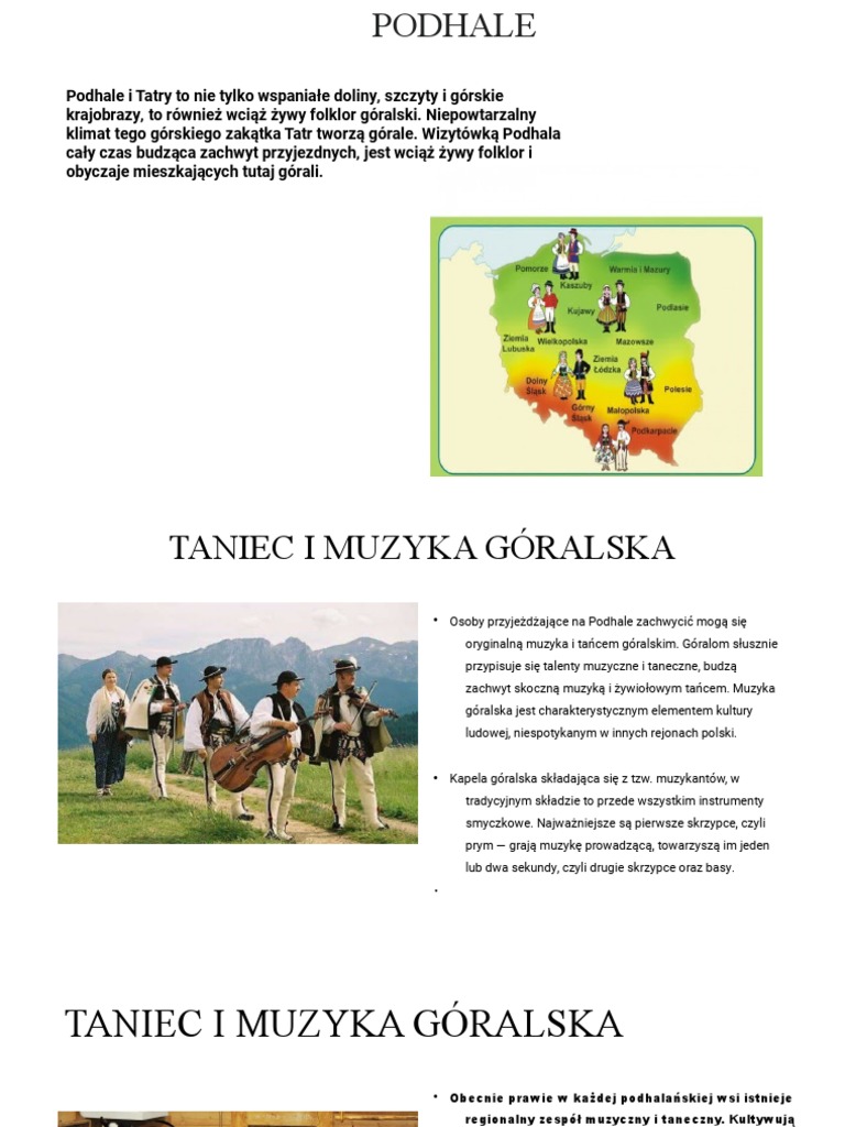 PODHALE Prezentacja Lena Kwiatkowska 4A | PDF