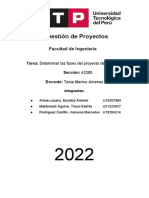 Gestión de proyectos: Fases del proyecto de tren Lima-Ica