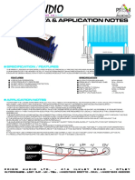 Prism Audio LA50B Datasheet