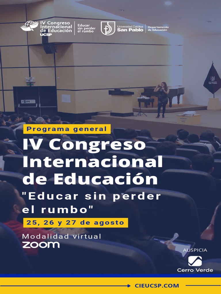 IV Congreso Internacional de Educación 2023 | PDF | Salud y bienestar