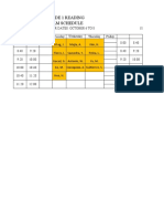 Exam Schedule