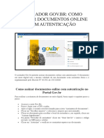 Assine documentos online com o Gov.br
