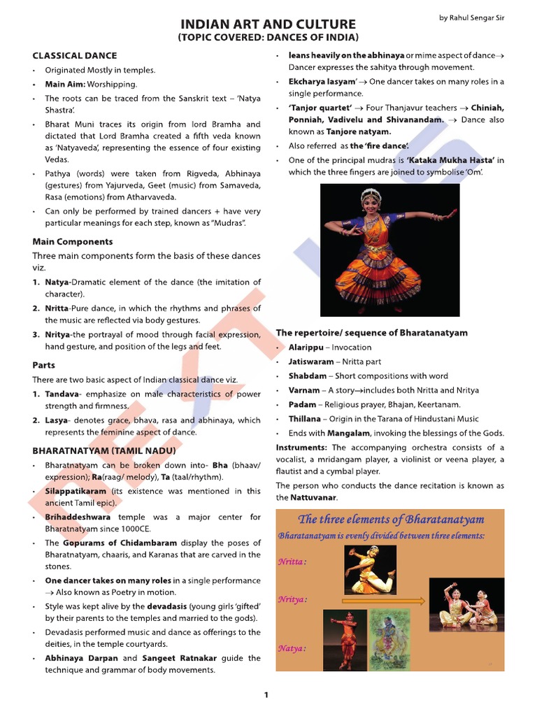 Dances of India | PDF