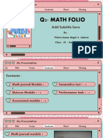 Mathfolio Q2