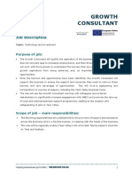 Growth Consultant Job Description