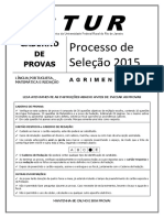 Caderno de Prova Concurso 2014 2015 Agrimensura