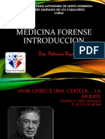 Medicina Forense: Justificación y Campo de Acción