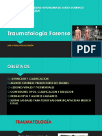 Traumatología forense: lesiones, tipos y clasificación