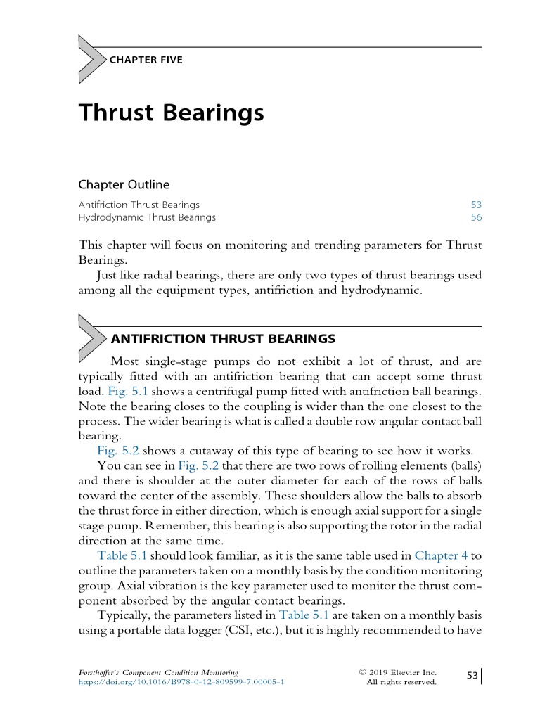 Thrust Bearing PDF Bearing (Mechanical) Physical Quantities