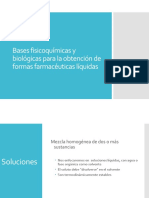 Unidad Iii. Bases Fisicoquímicas y Biológicas para La Obtención de Formas Farmacéuticas Líquidas