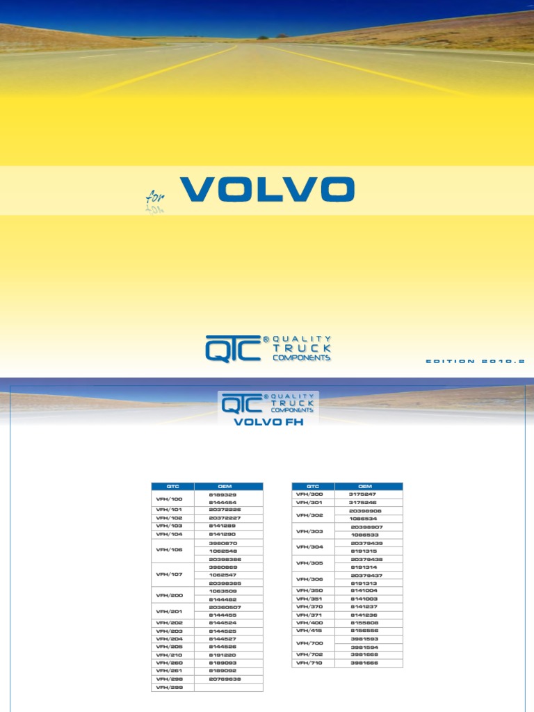 Pièces de rechange VOLVO FH 2010 | PDF | Informatique et technologies ...