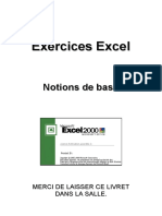 Exercices Excel