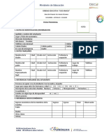 Ficha Psicosocial 2022 - 2023