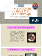 Tema 7. Condiciones Básicas Del Aprendizaje