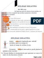 Nulidad relativa y sus características según el Código Civil y Comercial