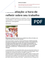 Autoavaliacao A Hora de Refletir Sobre Seu Trabalhopdf