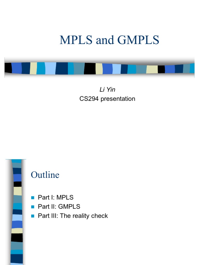 MPLS | PDF | Multiprotocol Label Switching | Networking