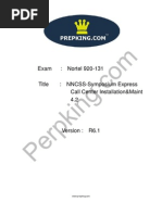 Prepking 920-131 Exam Questions