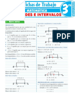 Desigualdades e Intervalos para Tercer Grado de Secundaria