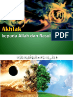 Etika Kepada Allah Dan Rasulullah