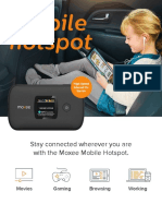 Moxee Mobile Hotspot Product Sheet