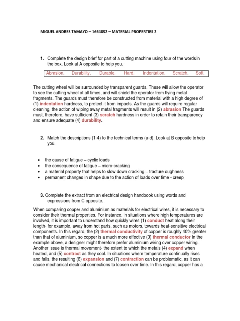 Material Properties in Cutting Machine Design | PDF | Electrical Wiring ...