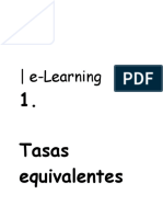 E-Learning: 1. Tasas Equivalentes