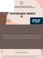  Sustainable Design-VI