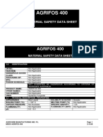 Agri Fos 400 MSDS