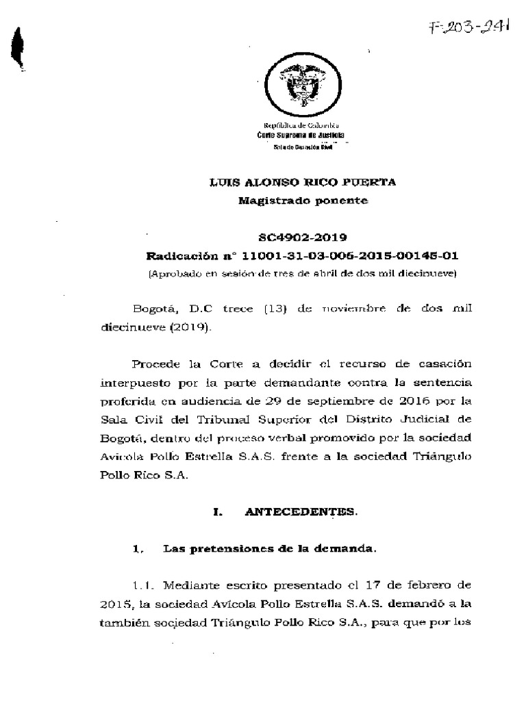 Radicado n 11001 31 03 006 2015 00145 01 compressed 2 pdf ley